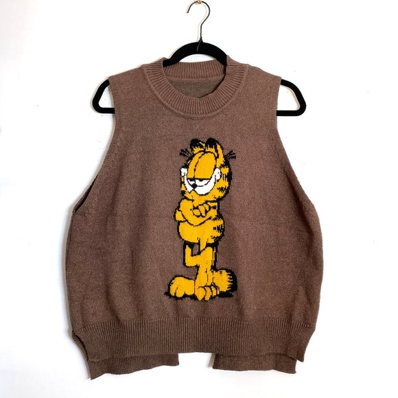 Garfield Sweater Vest Japanese 